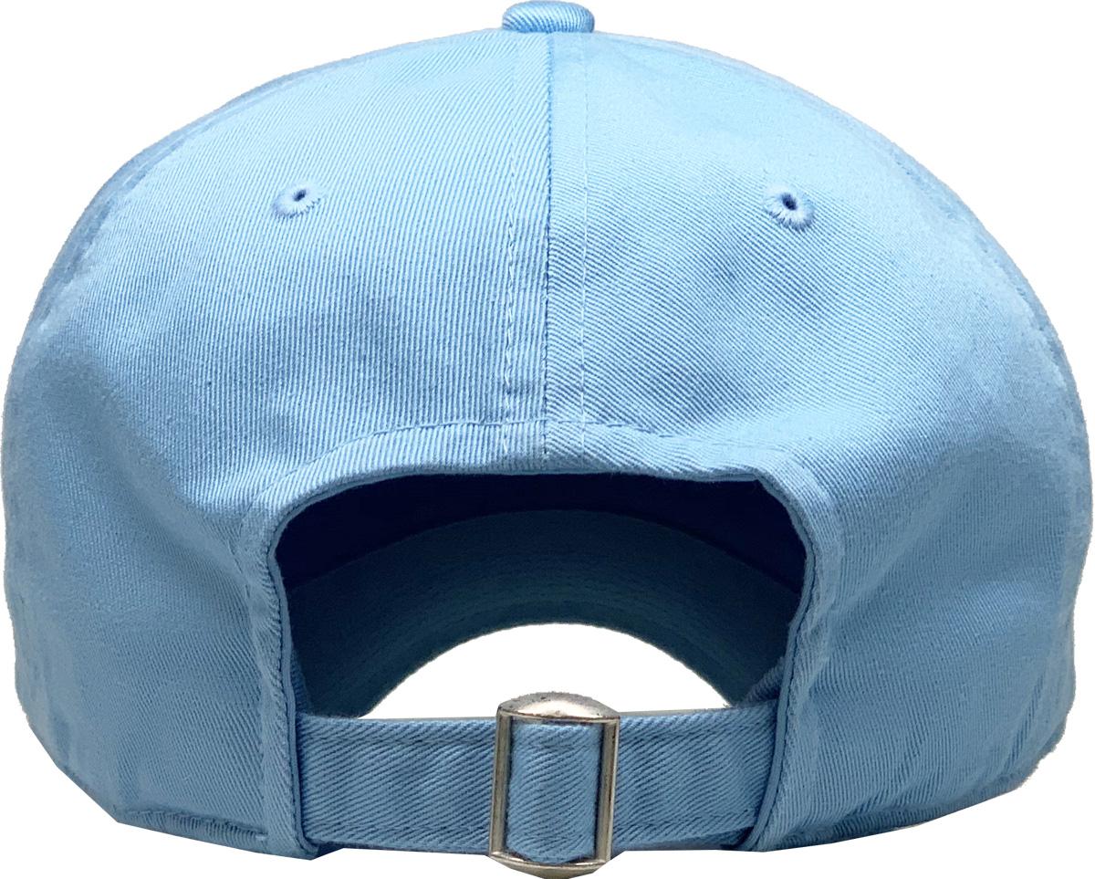 Sky Blue dad hat rear view