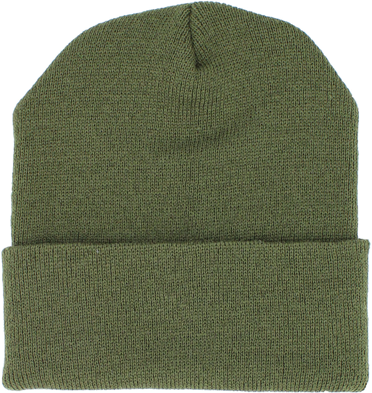 Olive ski hat product view