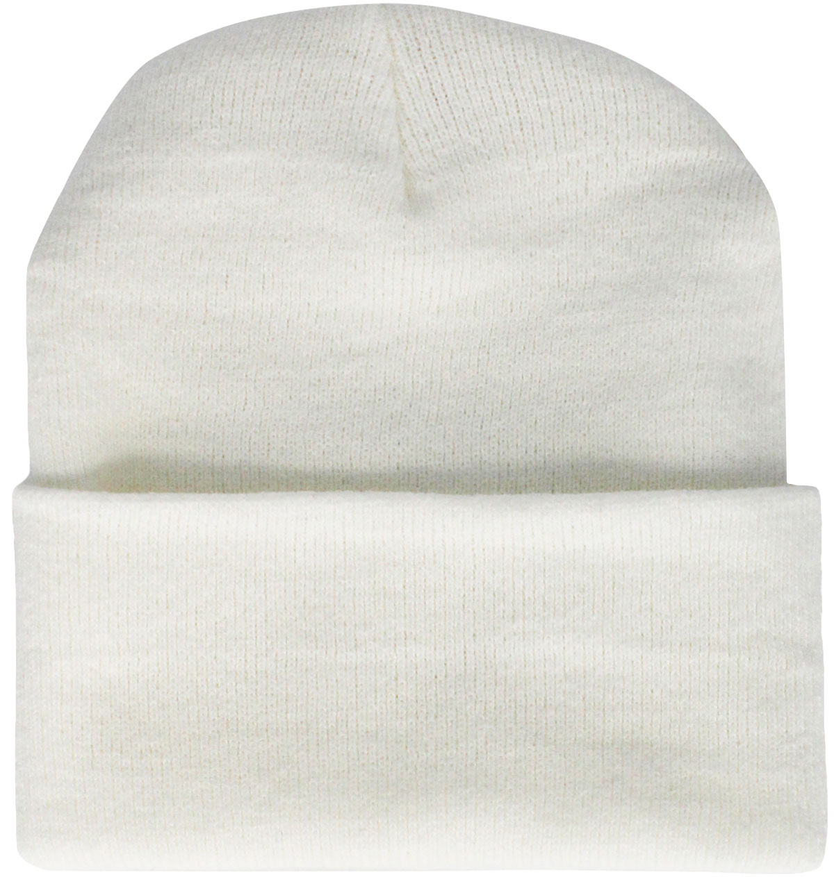 White ski hat product view