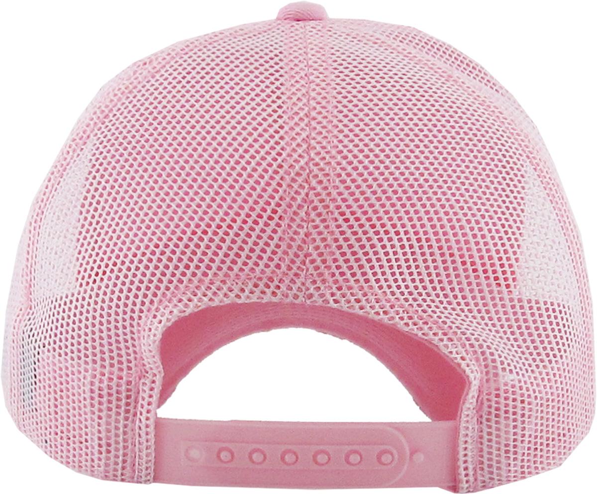 Pink vintage mesh rear view