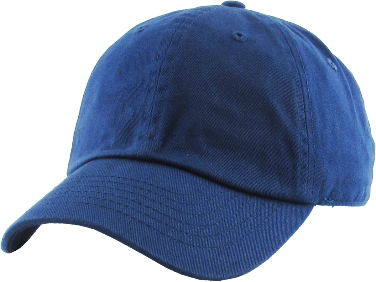 Navy youth low profile cap front view